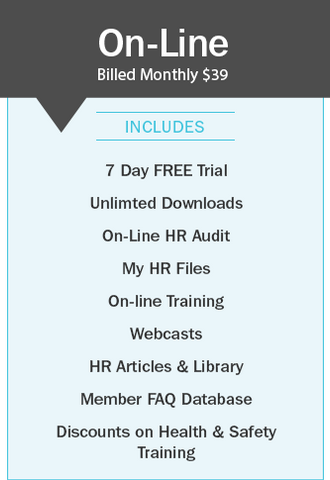 Online HR Monthly Supports